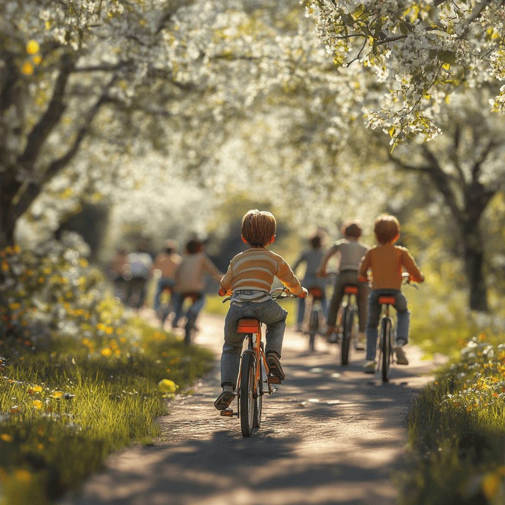 Bike to school - Bambini vanno a scuola in bici